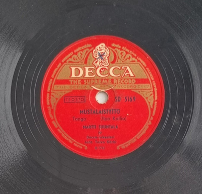 Savikiekko 1952 - Martti Suuntala - Decca SD 5169
