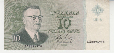 10 markan seteli 1963