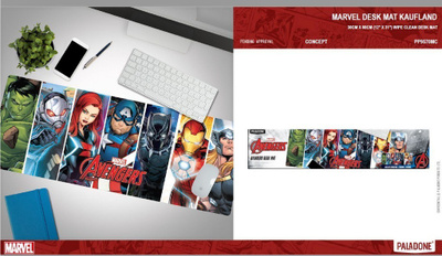 AVENGERS DESK MAT	(36 820)	800mm x 300mm