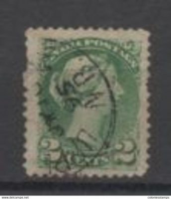 (SA0898) CANADA, 1872 (Queen Victoria, 2 c., green). Used