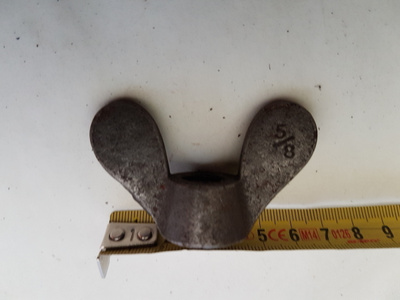ISO 5/8" SIIPIMUTTERI Tuuma koko