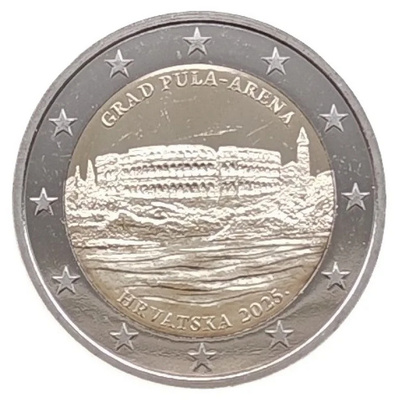 ** KROATIA 2€ 2025 Pula Arena pillerissä **