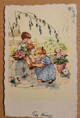 lapsilla juhlat, kulkenut 1958