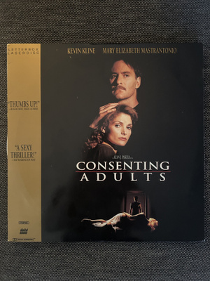Consenting Adults 1992 NTSC Laserdisc