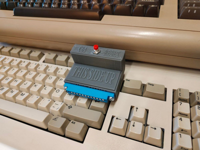 Reset moduuli Commodore 64 (C64) user porttiin - harmaa UUSI