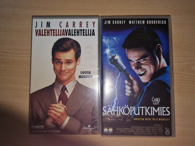 Valehtelija Valehtelija & Sähköputkimies (Jim Carrey) 2xVHS