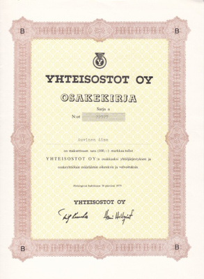 OKK 1979 Yhteisostot Oy, Helsinki pörssi