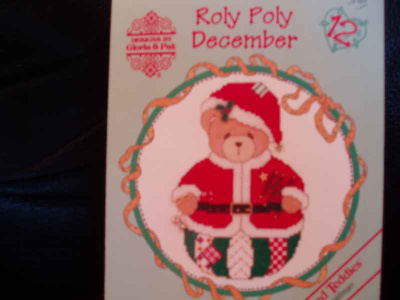 Ristipistomalli Jouluinen nalle Cherished teddies
