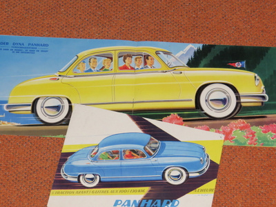 1956 Dyna Panhard esite - KUIN UUSI