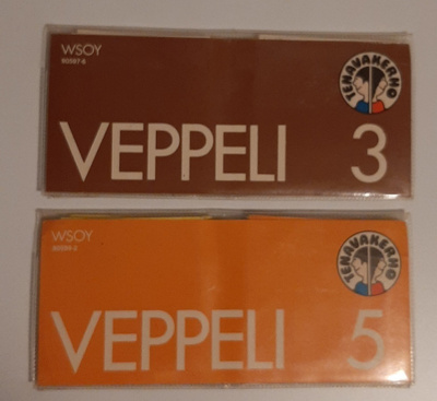 Veppeli 3 ja 5 oppimispeli 1975 WSOY