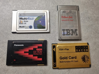 4 korttia ibm,  etherjet, multimobile