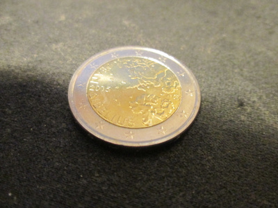 2015 Suomi 2 euro juhlaraha Jean Sibelius, UNC