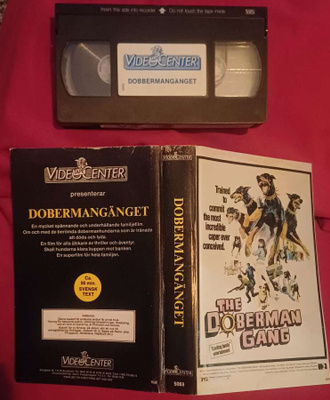 The Doberman Gang (Video Tape Center) vhs Swex