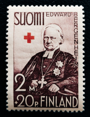 1938 Punainen risti 2mk+20p *