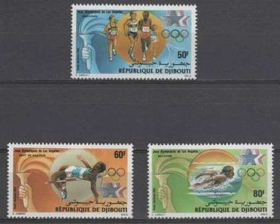 (S0230) DJIBOUTI, 1984 (Summer Olympic Games). Mi ## 409-411