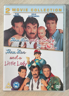 Kolme miestä ja baby & Kolme miestä ja pikku neiti (2DVD)