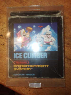 Nintendo Entertaiment System Ice Climber European version