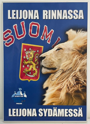 TEAM FINLAND  Taulu  Olli Määttä  AUTOGRAPH