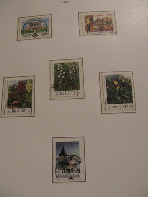 ÅLAND 1989  KAIKKI merkit  LO/kauniit