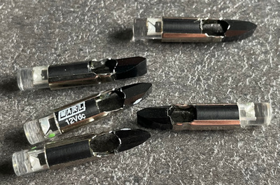T5.5 kantaisia 12V DC vihreitä LED-polttimoita 5kpl