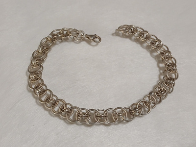 Helm Chain Hopea rannekoru lenkkiranneketju 925