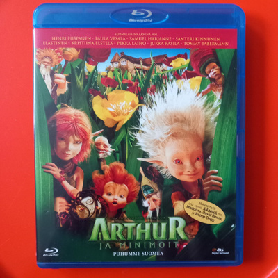 Arthur ja minimoit Suomi Blu-ray