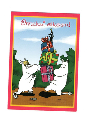 °"ONNEKSI OLKOON!°" -KORTTI / Muumi (Karto)