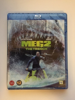 Meg 2: The Trench (Blu-ray) Jason Statham (2023) UUSI