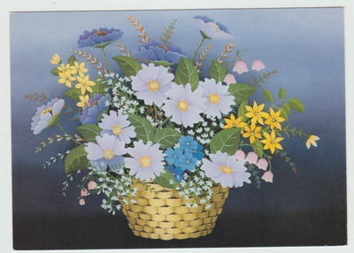 Marija Vargantolic: Oil Painting "Kukkakori"
