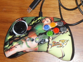 XBOX 360 Taistelupeli Street Fighter IV Mad Cats ohja. Cammy