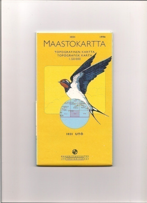 Maastokartta 1:50 000 Korpo, Korppoo