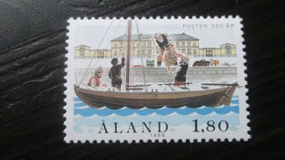 Åland: Posti 350 vuotta 1988 **