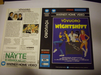 Vhs kansipaperi Fix - YÖVUORO (Sis.postikulut)