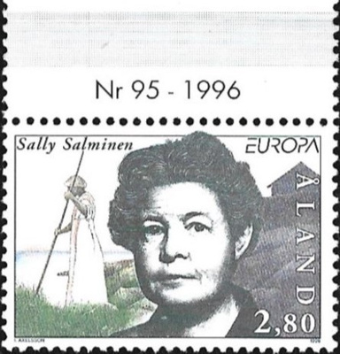 Ål 1996 Eurooppa mer 2,80 mk välilöpari numero ** LaPe 113