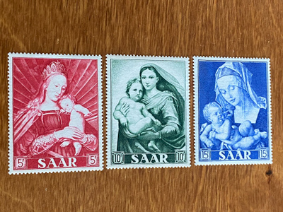 SAKSA SAARLAND 1954 SARJA**