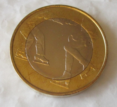 Suomi 5 € 2015 - Urheilurahat, Taitoluistelu (UNC)