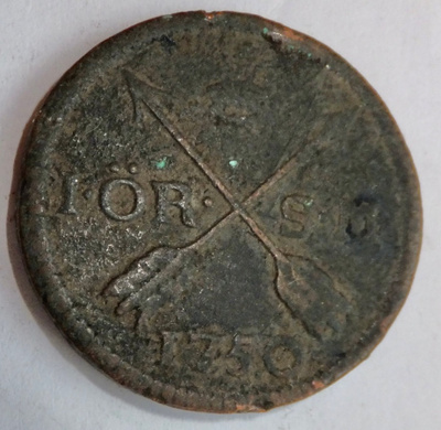 Ruotsi 1 öre 1750