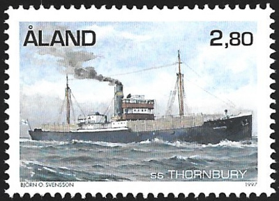 Åland 1997  Höyrylaivat s/s Othornbury 2,80 mk ** LaPe 131