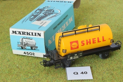#Q40 Märklin 4502 tankkivaunu Shell