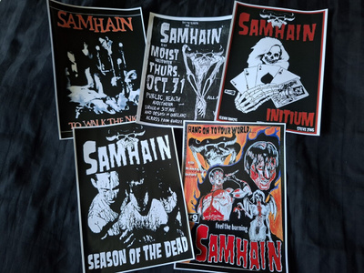 SAMHAIN --- julistesetti 5kpl --- 21cm x 30cm #1