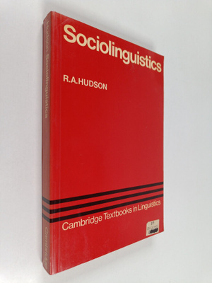 R.A. Hudson : Sociolinguistics