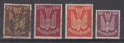 REICH 1922-1923 Kyyhkynen lentoposti