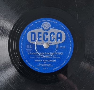 Savikiekko 1957 Vieno Kekkonen / Pärre Förars Decca SD 5395