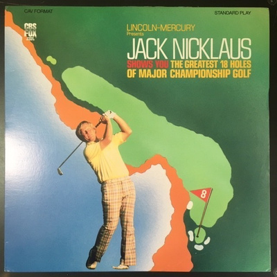 Jack Nicklaus - The Greatest 18 Holes In Golf LaserDisc
