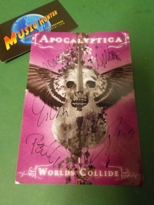 APOCALYPTICA PROMOKORTTI KOKO BÄNDIN NIMMAREILLA
