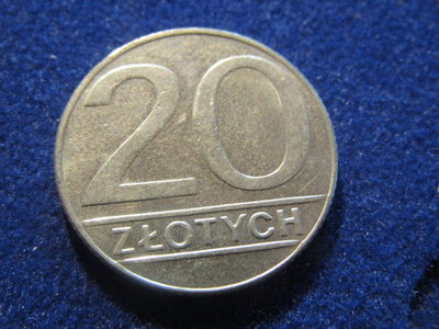 20 zlotych 1990. Puola-Poland