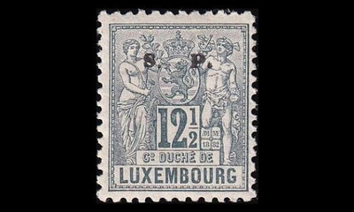 Luxemburg 40C ** Virkamerkki 12½ C (11½:12) (1882)