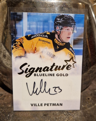 Ville Petman signature Gold 9/40 2024/25 Blueline