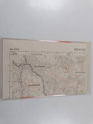 Topografinen kartta 1:20000, N:o 4711 12 : Pöytösvaara