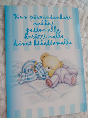 Hellyttävä postikortti
